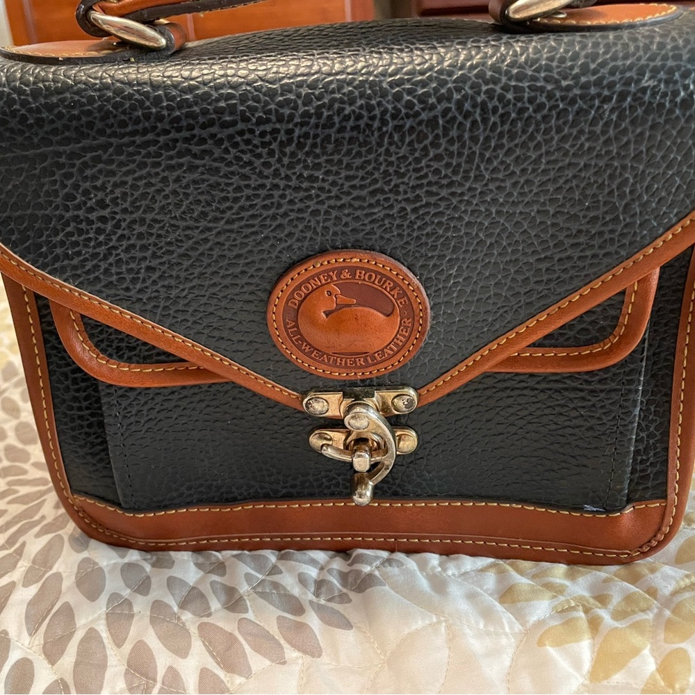 Dooney and Burke All-Weather Leather shoulder bag.